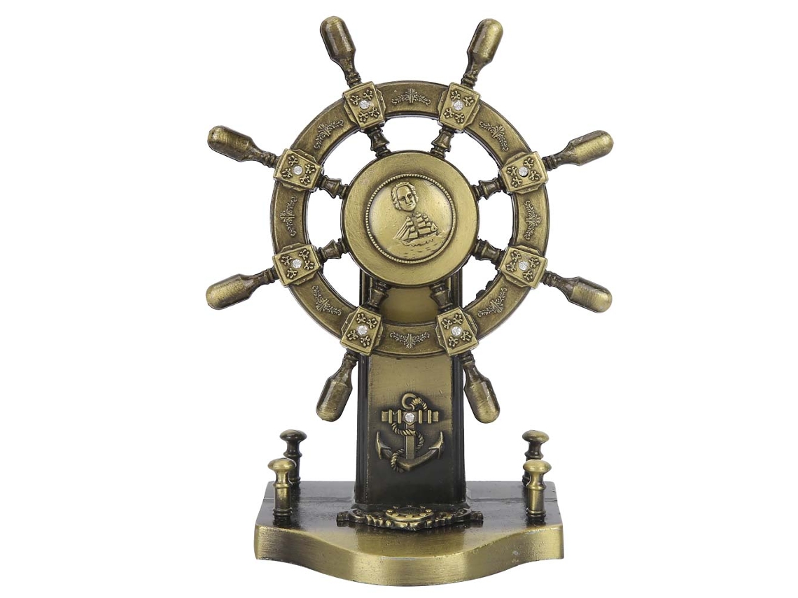 Decoración de mesa con volante de barco de estilo europeo