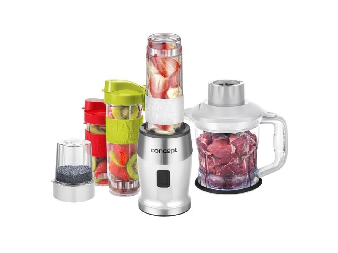 Licuadora Concept Appliances SM3391 Fresh Nutri, 700 W, color blanco, 1200 ml, con molinillo