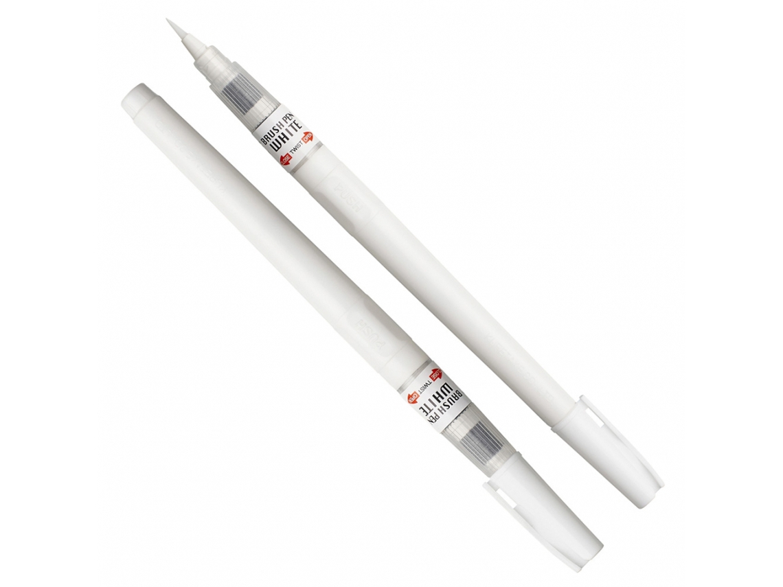 Pincel Marcador ZIG N.22 Blanco Caricatura