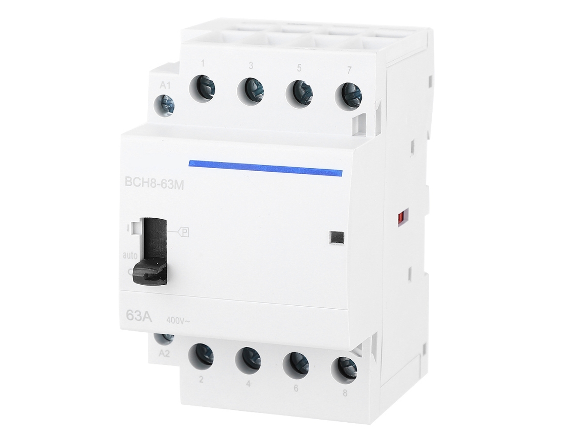 2026dz-contactor Ac Modular Home 4p 63a 230v Con Interruptor Manual Control (4nc) Bch8-63m