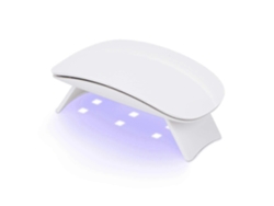 Mini lámpara de uñas LED UV USB, secador de uñas portátil de 6 W, temporizador de 60 s, ideal para principiantes GOKOCO