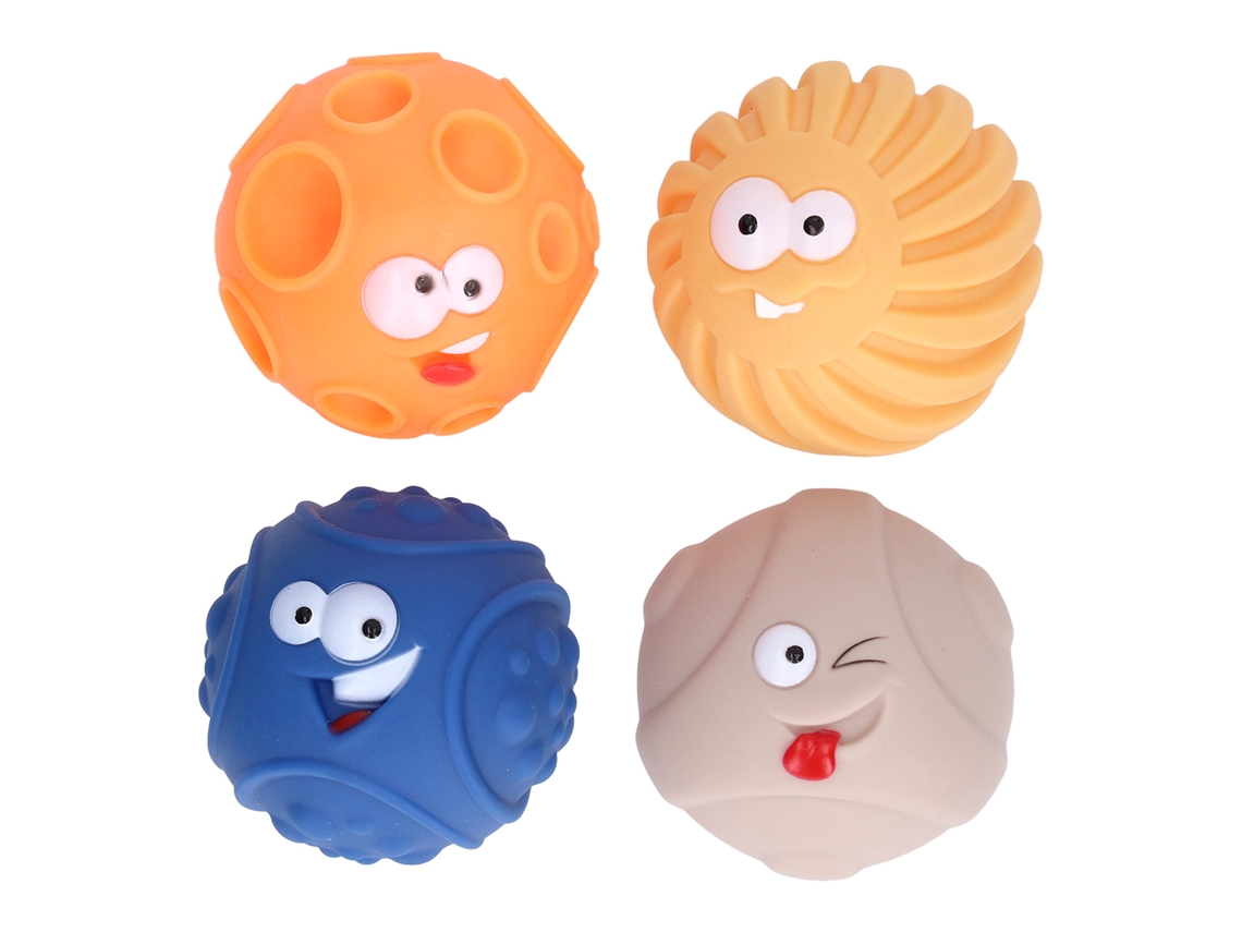 Pelotas Sensoriales De Pvc Suave Para Bebés De 6 Meses En Adelante Para Desarrollar La Capacidad De Agarre.