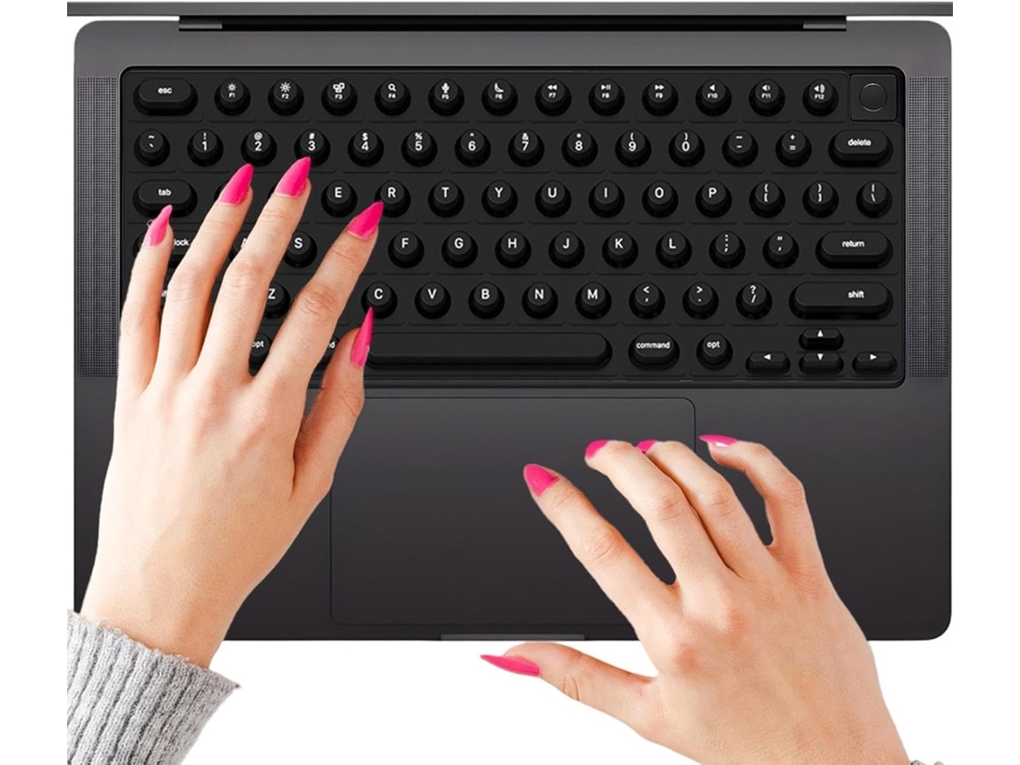 Protector de teclado elevado - Silicona elevada - Protección SFUSHOS