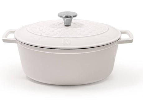 Cocotte ovalada de Hierro Fundido Esmaltado SPEAR&JACKSON Ivory (30 cm)