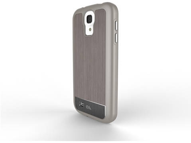 Carcasa Samsung Galaxy S4 CASE-MATE Brushed Aluminum Gris