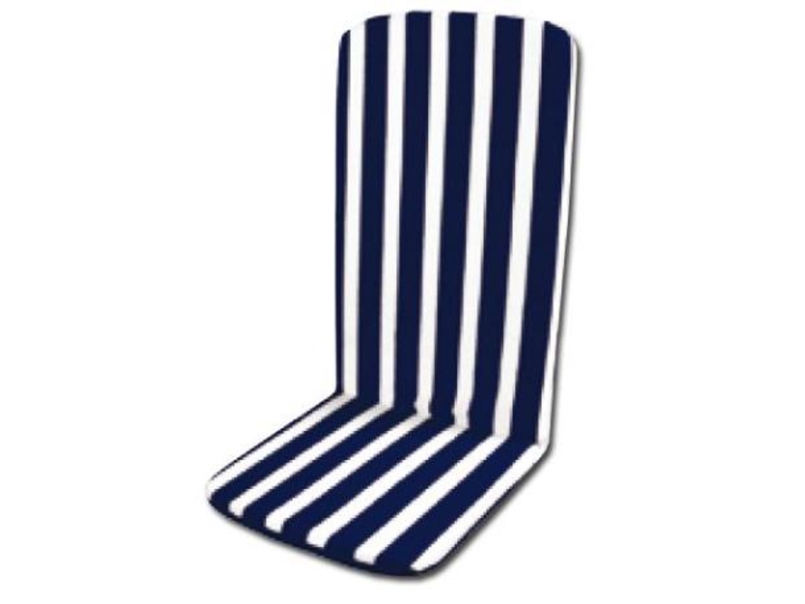 Playa cojin monobloc alto azul-blanco 120x47x2.5cm 10305