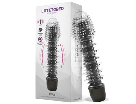 Vibrador Multi Velocidad Negro LATETOBED