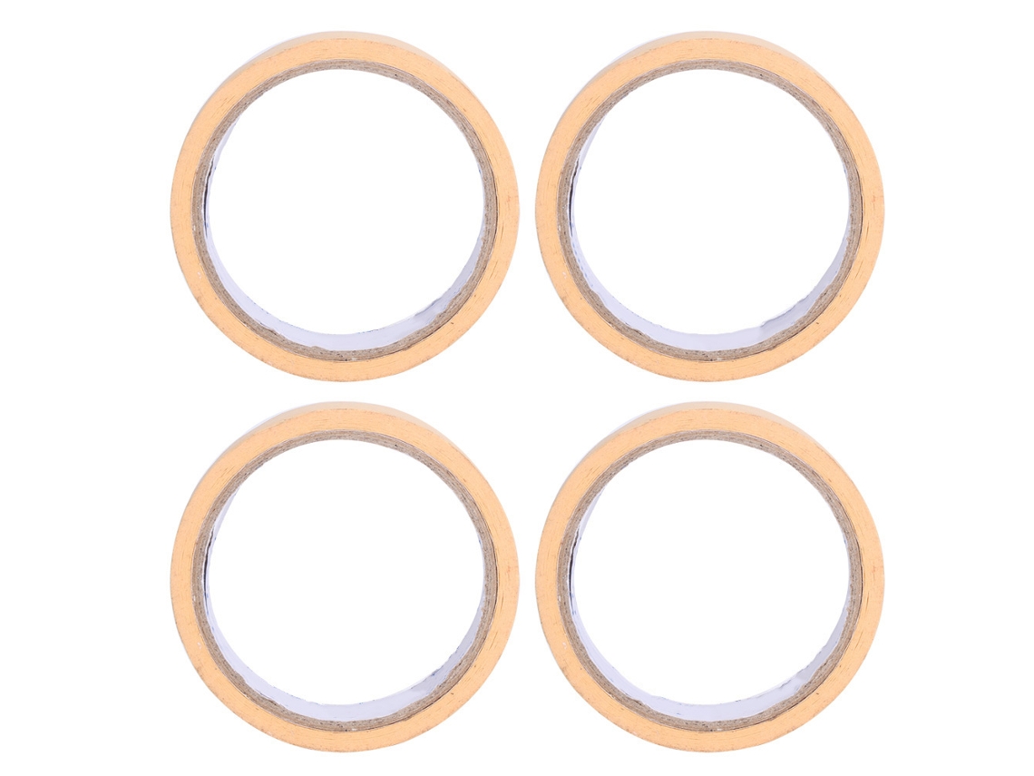 2026velora-4pcs Cinta Masking Beige 40mmx10m Adhesiva Para Pintura Coche Impresora 3d Diy