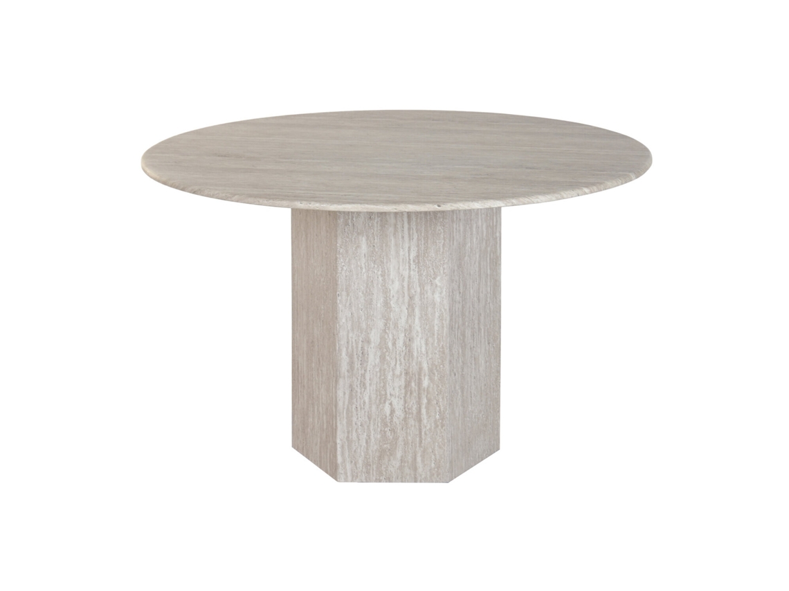 Mesa Redonda Comedor Granito Mdf 120x120x75cm