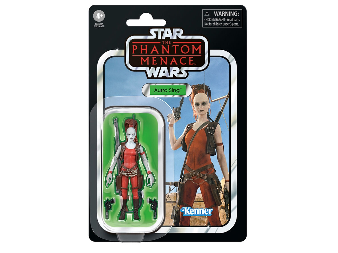 Figura Aurra Sing de Star Wars La Amenaza Fantasma 9,5cm Hasbro