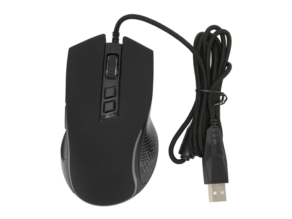 Mouse Gamer Usb2.0 Com 4 Dpi Ajustáveis, Iluminação Rgb E Design Ergonômico Para Pc E Laptop