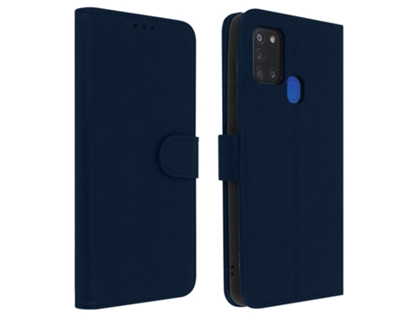 Funda con Soporte Samsung Galaxy A21s AVIZAR FOLIO-CHESTER-BL-A217F Azul