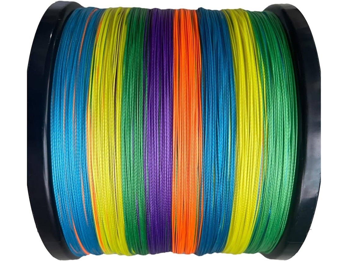Hilo De Pesca Grfit 4 Hilos, Trenzado Pe, 18-88 Lb, Multifilamento Súper Duradero Y Suave (color: Multicolo...