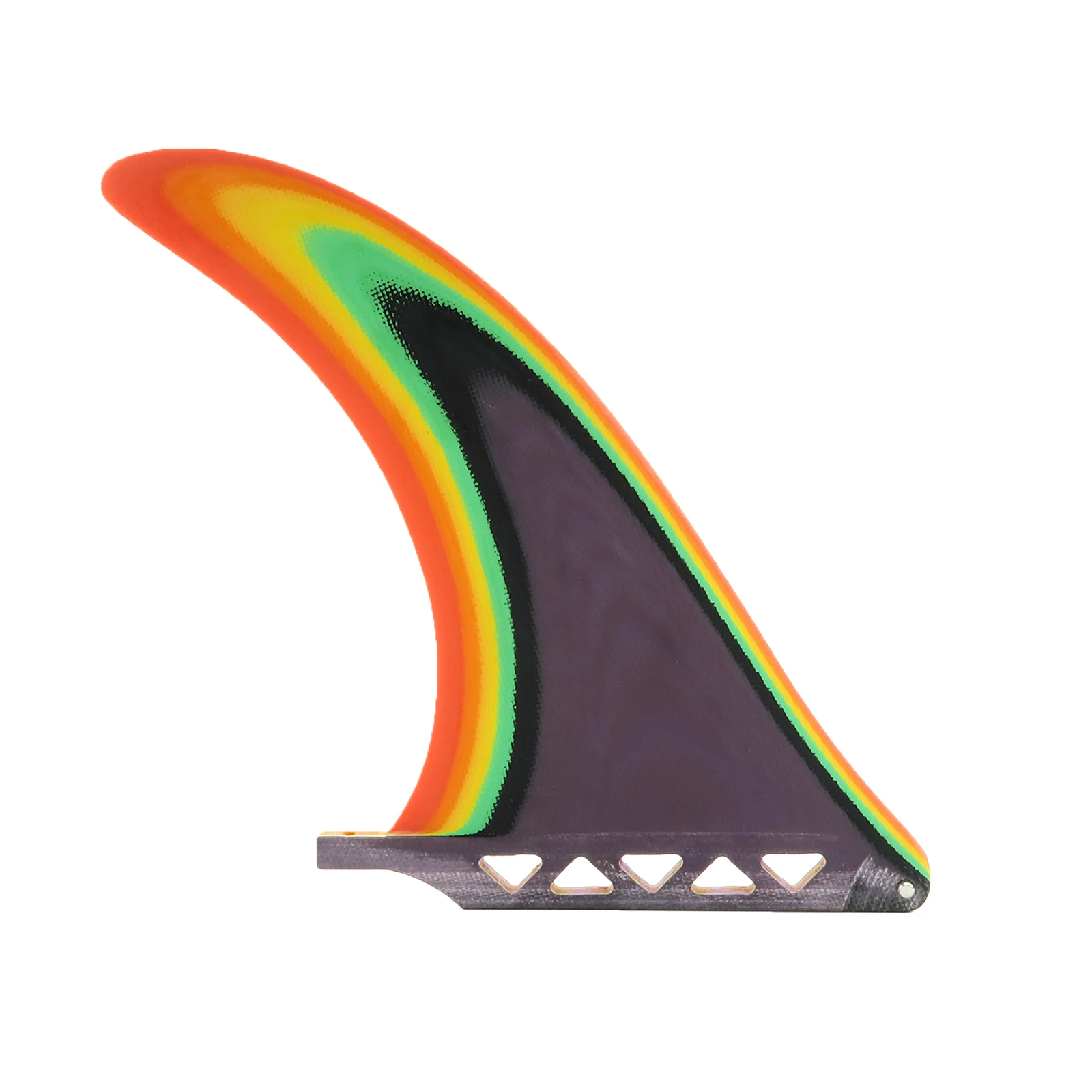 Aleta central negra para tabla de surf y tabla de paddle surf.