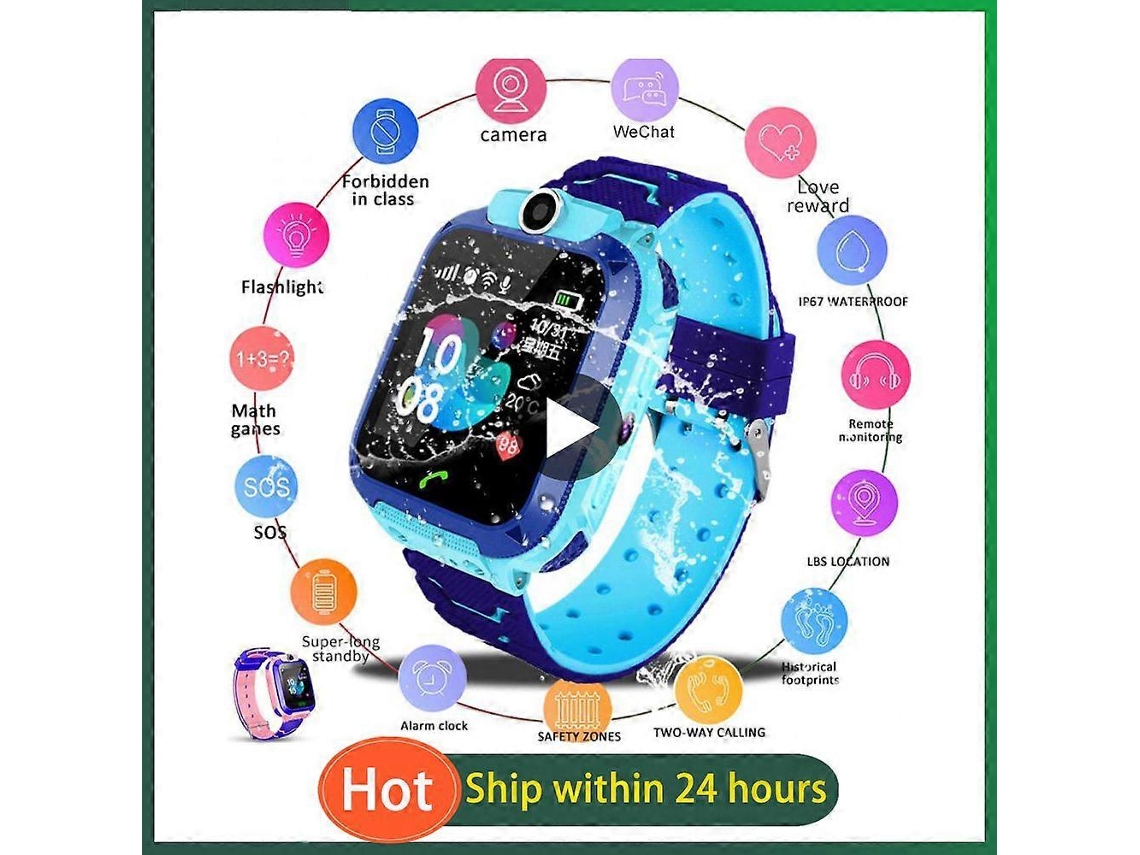 Reloj inteligente para niños, con llamadas de emergencia y chat de voz, resistente al agua IP67, ideal para iOS y Android. Ly Ebike