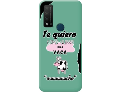 Carcasa para TCL 20 R 5G TUMUNDOSMARTPHONE Silicona Líquida Dibujos Verde