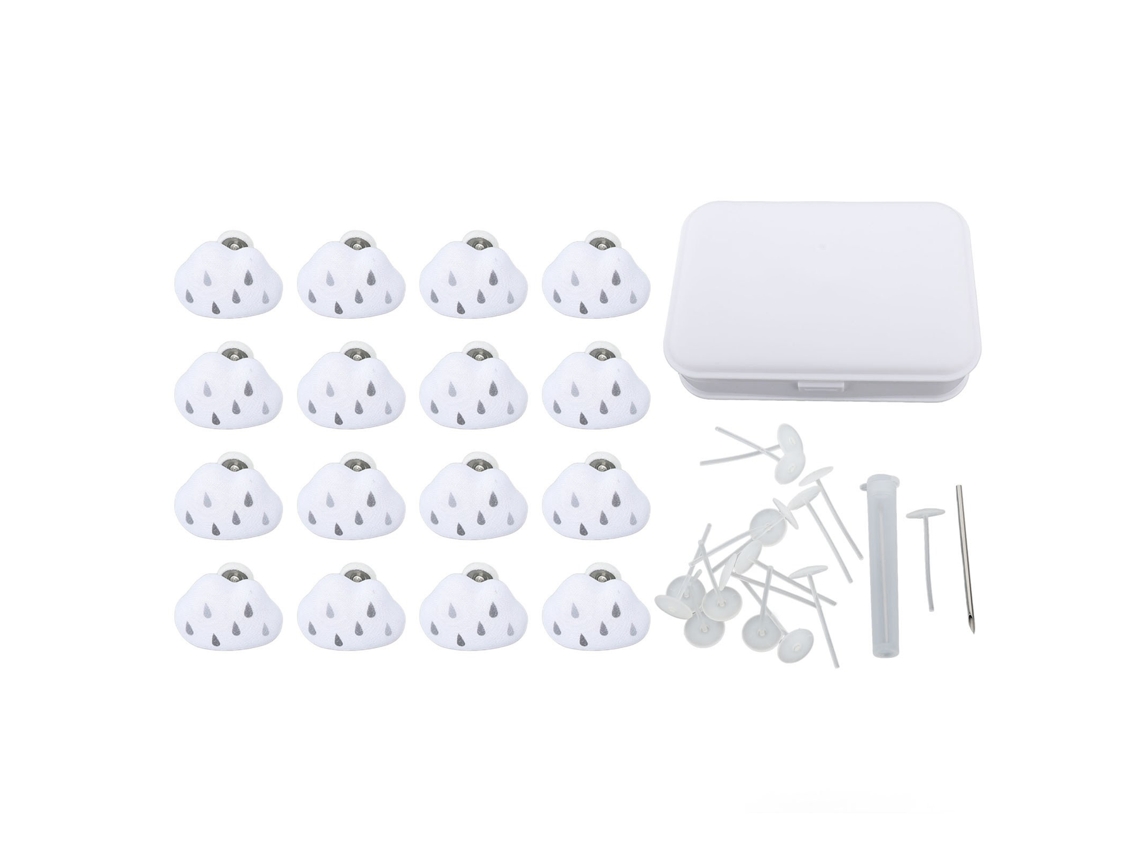 16 Clips Para Edredón Con Forma De Nube Para Evitar Que El Edredón, La Almohada Y Las Cortinas Se Muevan - Blanco