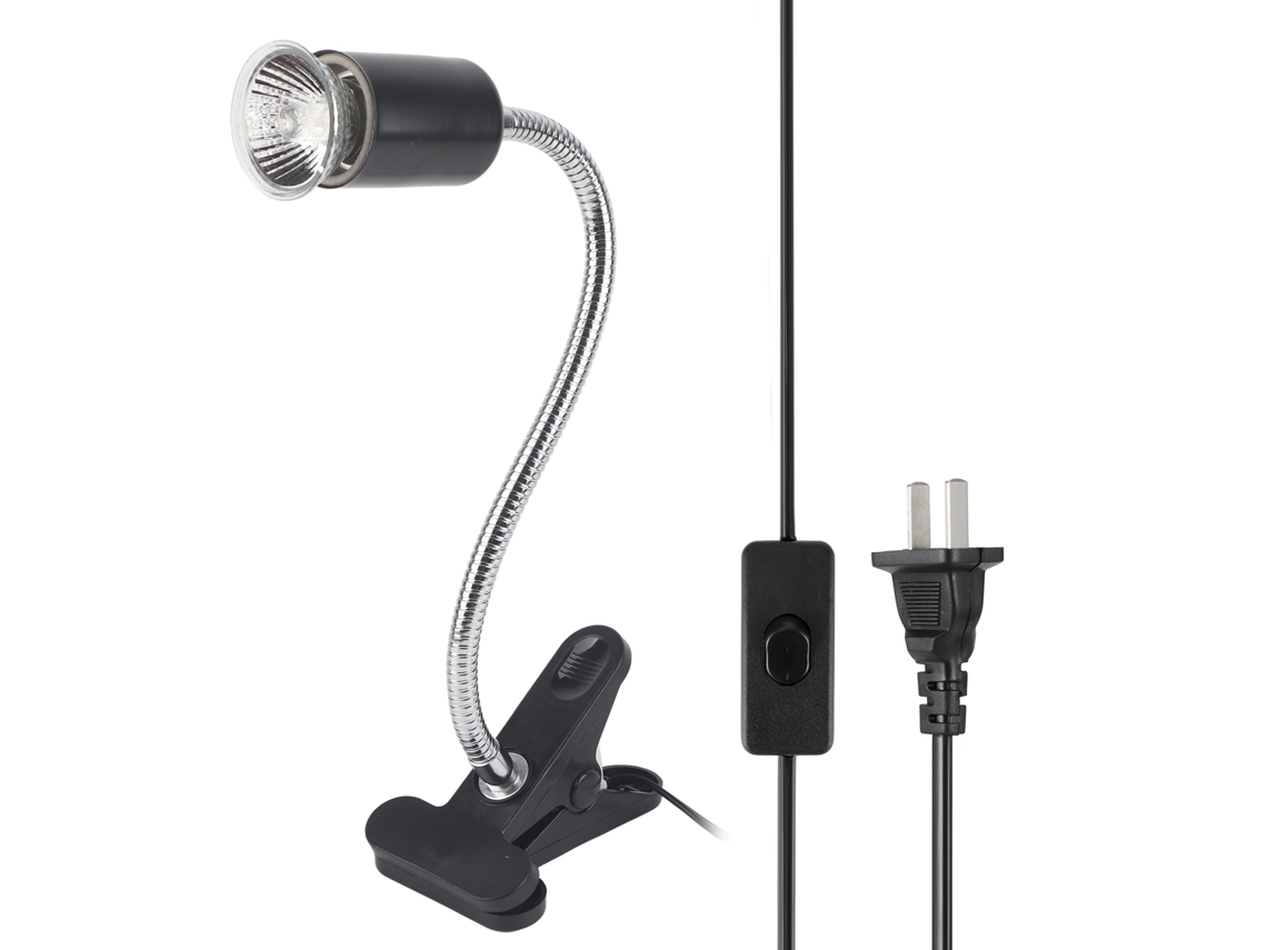2026-lámpara De Calor Para Reptiles 25w Clip-on Para Acuario Anfibios Tortuga Luz De Calor