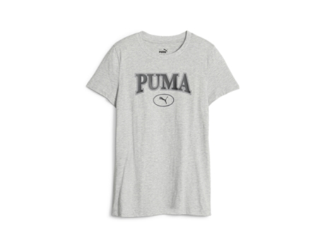 Camiseta de Niña PUMA Squad Graphic Gris (9/10 años)