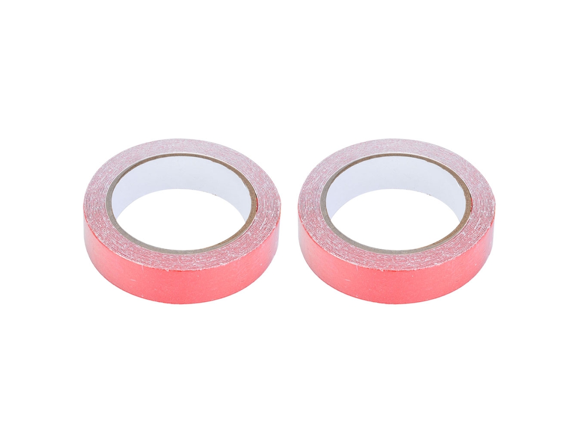 2 rollos de cinta adhesiva antideslizante roja para escaleras, 25 mm x 5 m, adhesivo fuerte y resistente al aceite.