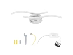 Bj-lâmpada De Teto Led Ondulada Para Sala, Dormitório, Cozinha, Decoração, Luz Quente Ac85‑265v