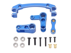 Protector De Servo De Aluminio Bellcrank Para Coche Rc Arrma 1/8 Mojave 4x4 4s Blx, Acero Y Aluminio Mejorado.