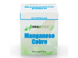 Complemento Alimentar MANGANESO Manganeso-Cobre 50Cap. Ergosphere Ergonat