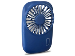 Ventilador de mano Mini ventilador potente pequeño personal portátil velocidad ajustable USB recargable refrigeración azul USHION