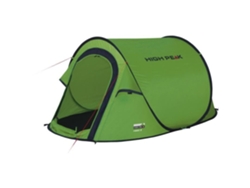 Tienda Popup High Peak Vision 2 2 Personas Impermeabilidad Verde Montaje Automático