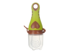 Alimentador De Frutas Para Bebés, Silicona, Mordida Suave, Apto Para Alimentos, Verde