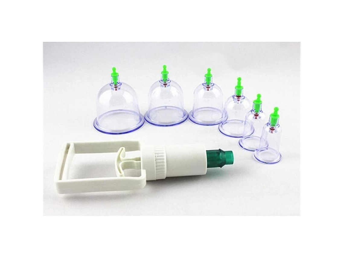 Kit Tradicional Chino De Ventosas Para El Cuidado Personal, 6 Ventosas, Terapia Magnética, Masaje Por Succión, Salud.
