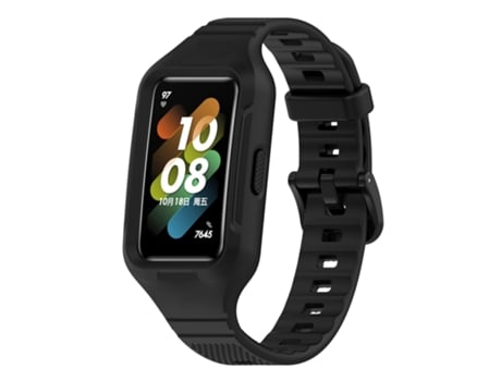 Correa Smartwatch para Huawei Band 8 / Huawei Band 7 / Honor Band 6 Universal Integrada Silicona (Negro)