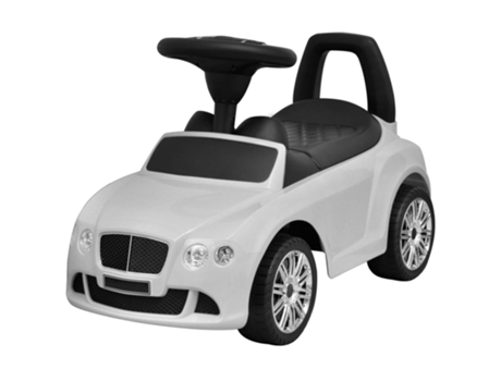 Coche de niños accionado VIDAXL con el pie blanco