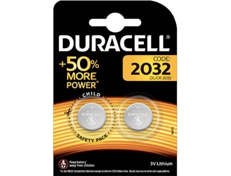 Baterías DURACELL CR2032 (2 Uni)