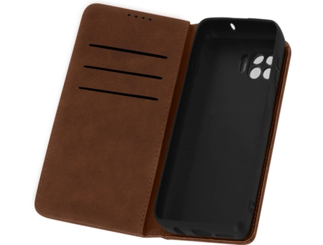 Carcasa Motorola Moto G 5G Plus AVIZAR Folio Marrón