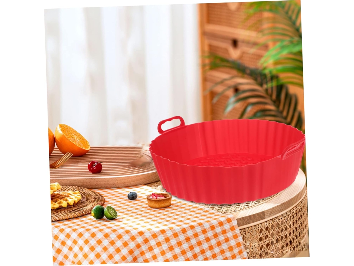 Tapete De Silicona Reutilizable Para Horno Y Freidora De Aire, Antiadherente Y Resistente