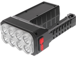 Luz De Trabajo Led Para Exteriores, Foco Solar, Luz De Camping Portátil Recargable.
