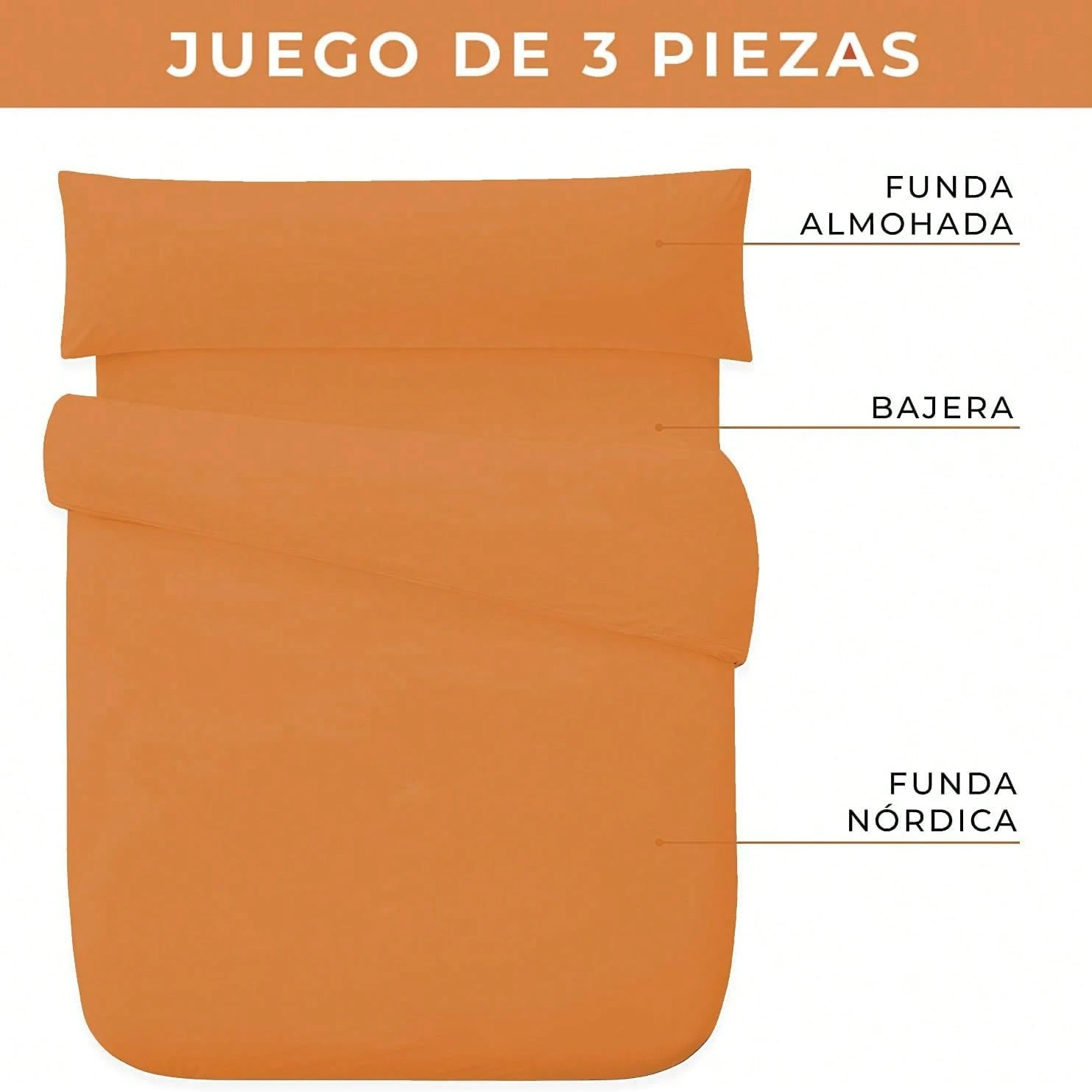 Conjunto 3 Peças Capa Edredom Macia Elástico E Fronha Cama 150cm