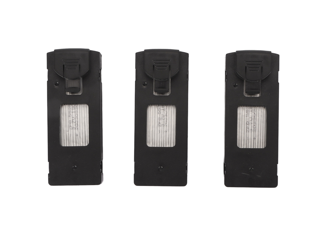 3 Baterías De Litio De 1800 Mah Y 3,7 V De Gran Capacidad Para Drones A8, H8, F187 Y M5 Quadcopter Rc