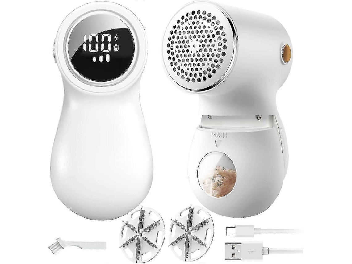 Recortadora de telas LED recargable con pantalla digital y cepillo de limpieza. Rosewell