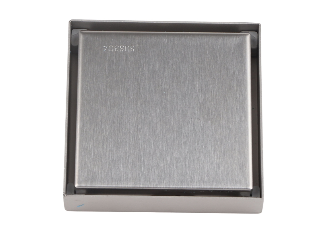 Desagüe de ducha invisible (antiolor, acero inoxidable)
