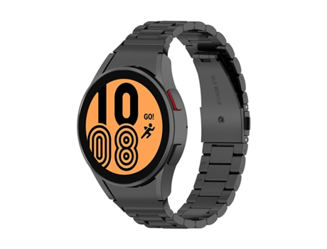 Correa de reloj inteligente para Samsung Galaxy Watch 5 Pro 45 mm Correa de reloj de acero Tri-Strain (negro)