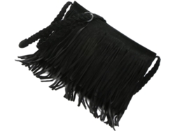 Bolsa De Ombro Feminina Chique Com Franjas, Elegante Bolsa Transversal Com Borlas, Estilo Retrô.