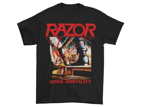 Camiseta ROCKINSTONE Razor Open Hostility (Algodón - S)