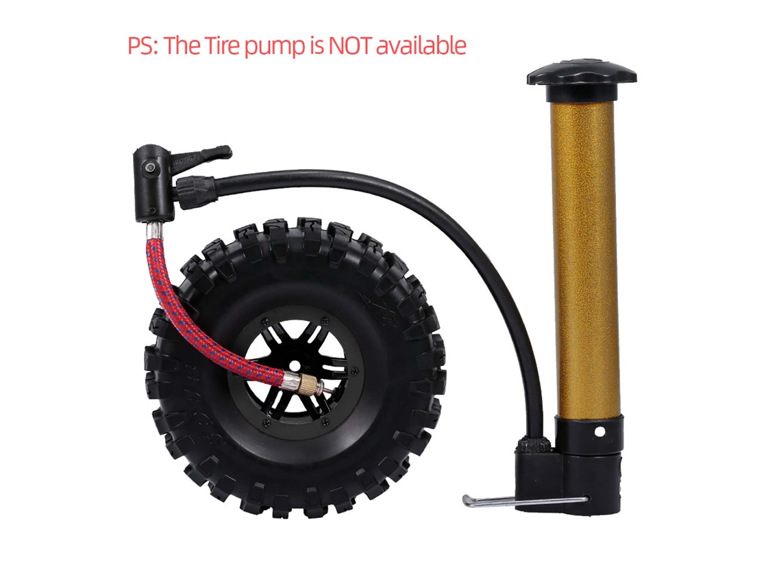 4 Neumáticos Inflables De Goma, 135 Mm, Llanta De 2,2 Pulgadas, Para Coche Rc Traxxas Axial Scx10 D90 Crawler