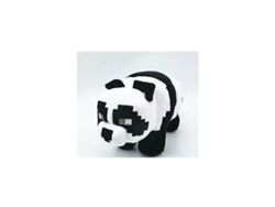 Rebe-peluche De Panda Negro/blanco De Minecraft 25cm