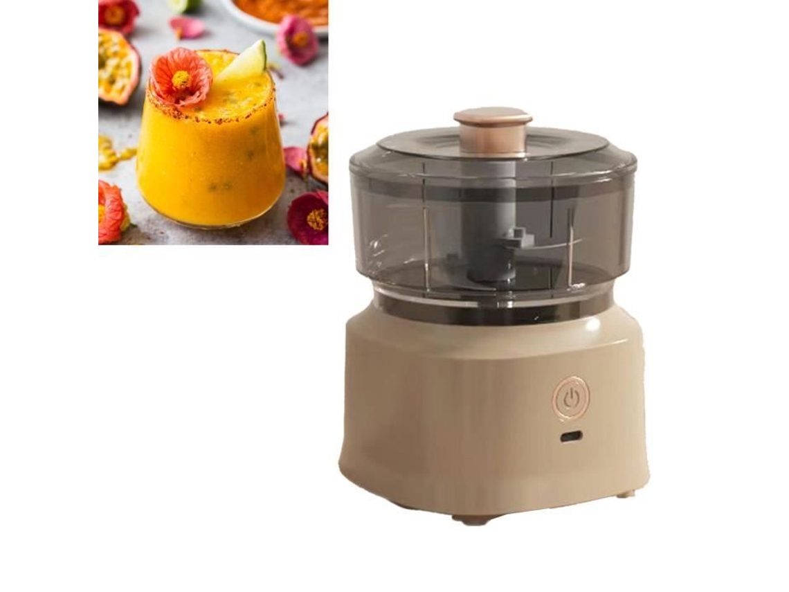 HURRISE Picadora De Alimentos Eléctrica Picadora De Carne Picadora Batidora Multifuncional Electrodomésticos Picadora Marrón Oscuro