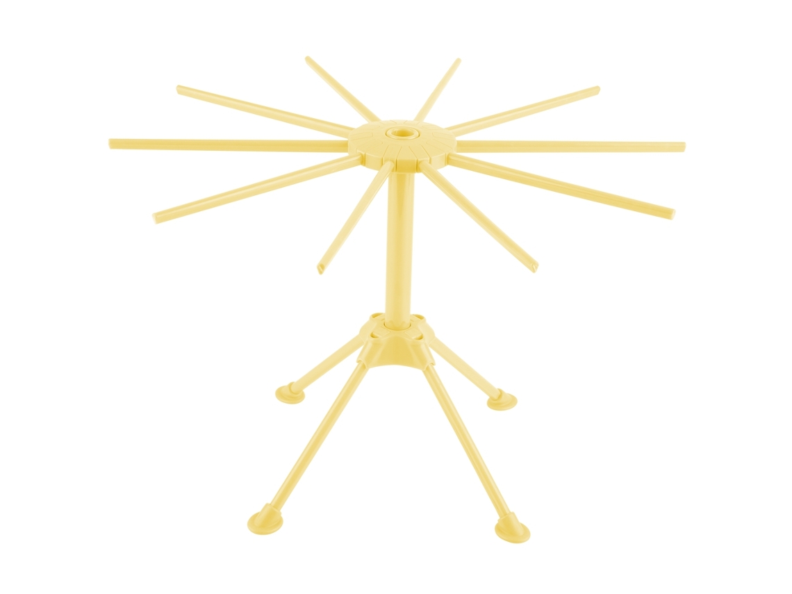 Escurridor De Pasta Plegable Para Espaguetis Y Pasta, Color Amarillo.