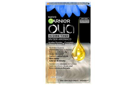Coloración Semipermanente GARNIER Olia Hi-Shine Toner (Rubio Ceniza - Nº 9.1)