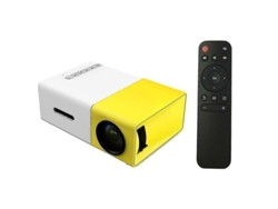 Miniproyector Portátil Tfo Yg-300 Con Control Remoto, Pantalla Lcd, 400-600 Lúmenes, Hdmi, Usb, Batería De Larga Duración.